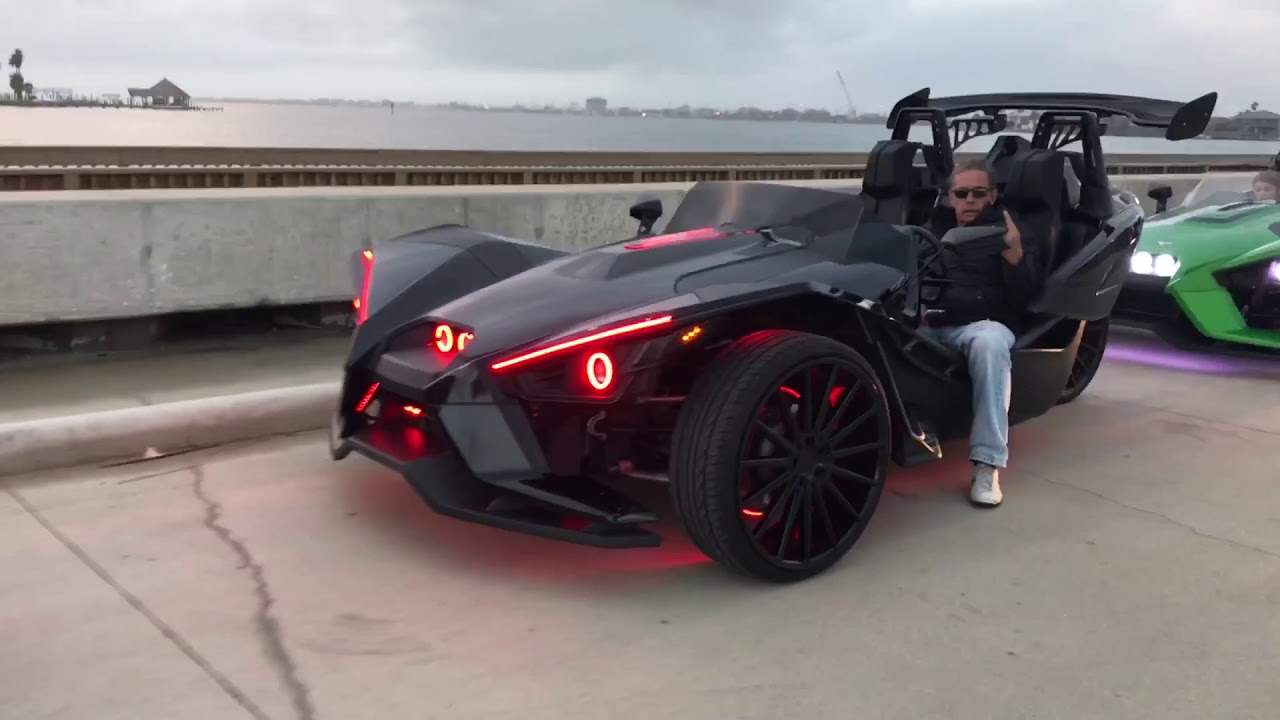 Slingshot Houston ride to Galveston #TexanSlingin