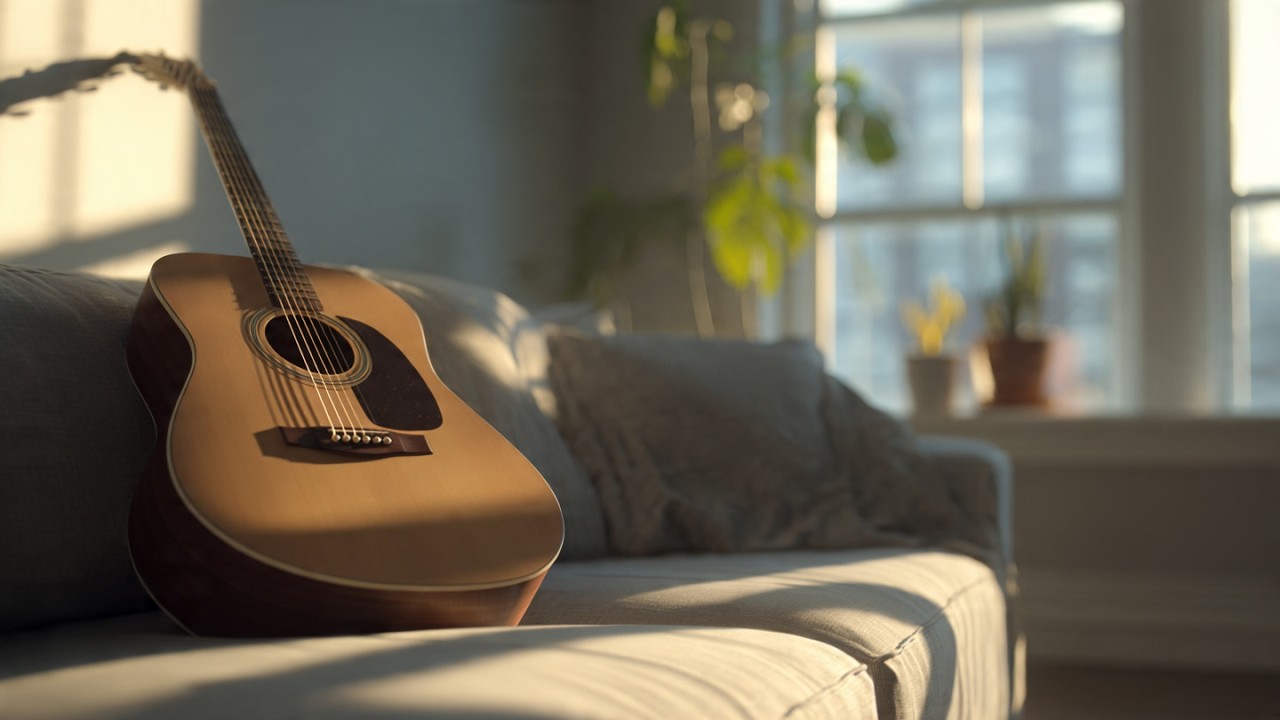 Echoes of Calm 🌙 Soft Guitar & Gentle Strings Ambient Music for Deep Relaxation, Focus, Mindfulness