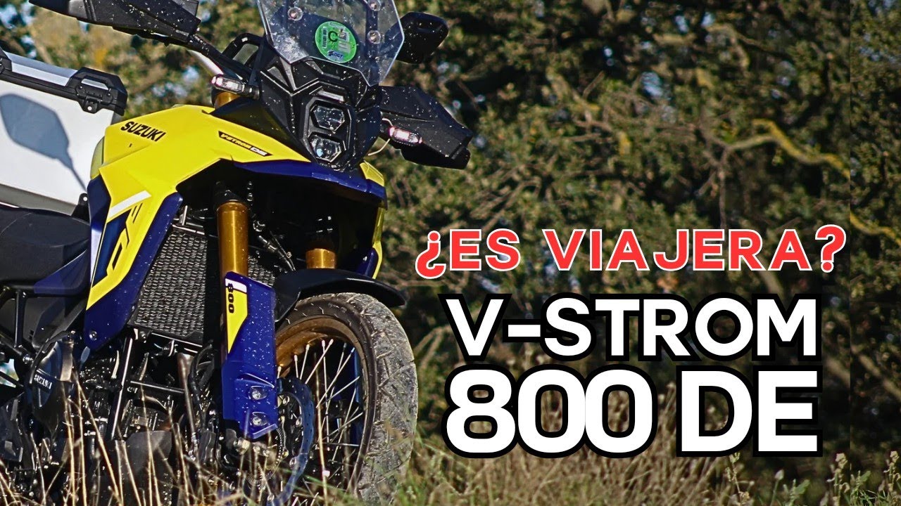 Pruebo la V-Strom 800 DE. ¿Es una VIAJERA? o ¿solo sirve para OFF-ROAD?