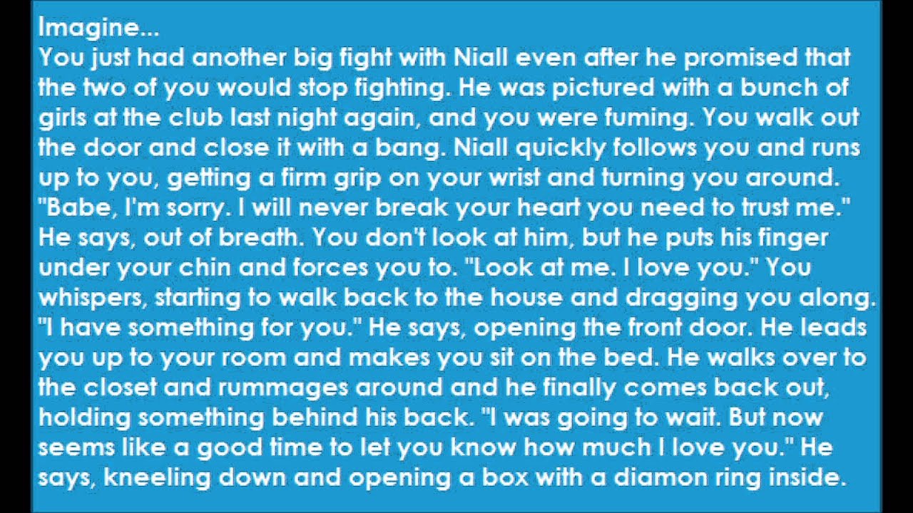 one direction niall horan imagines 1
