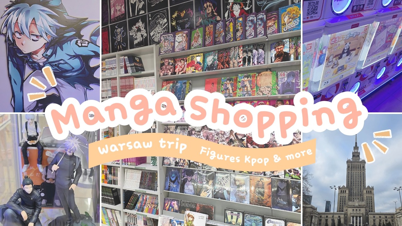 Manga Shopping in Warsaw 🇵🇱 | Figures, Kpop & More