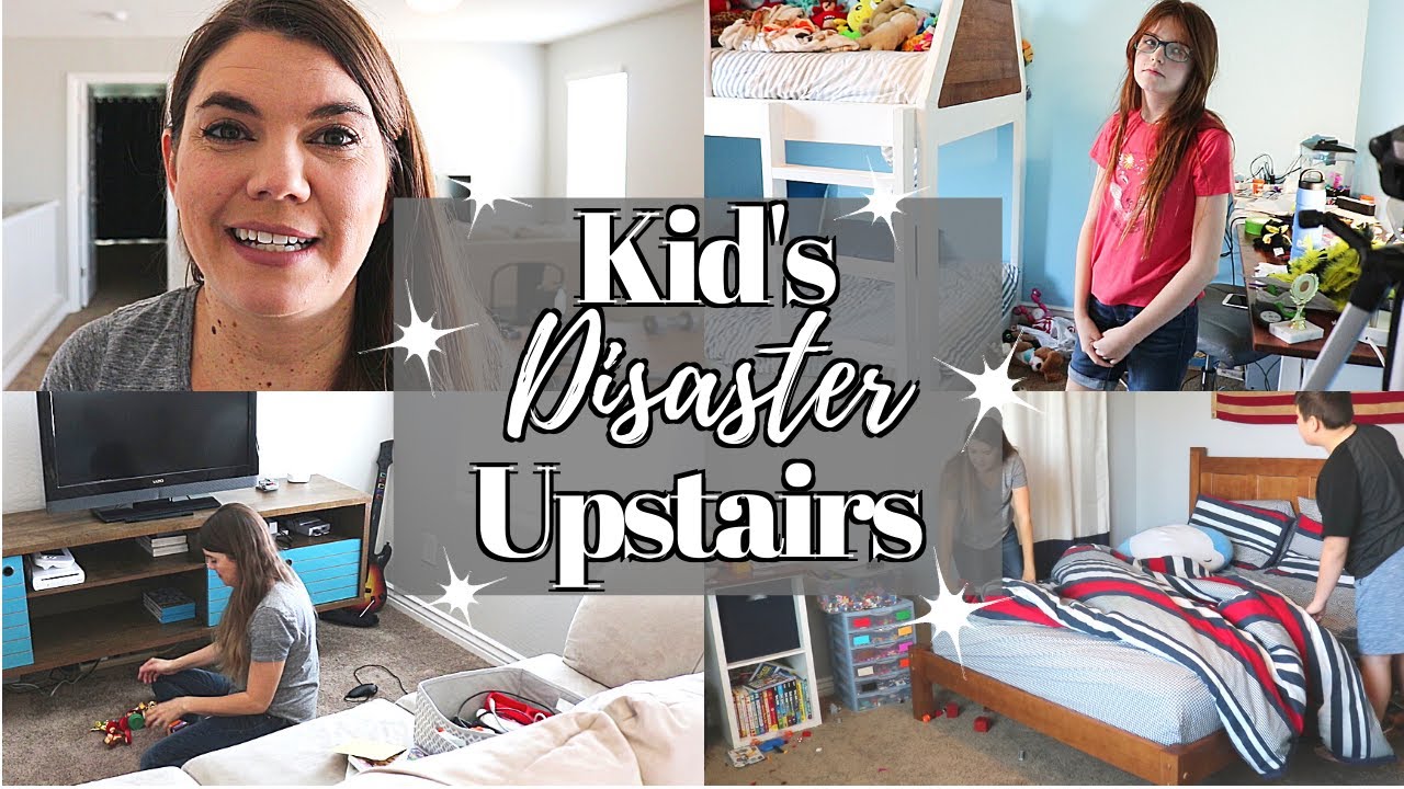KID'S ROOMS CLEANING MOTIVATION // CLEANING MOM