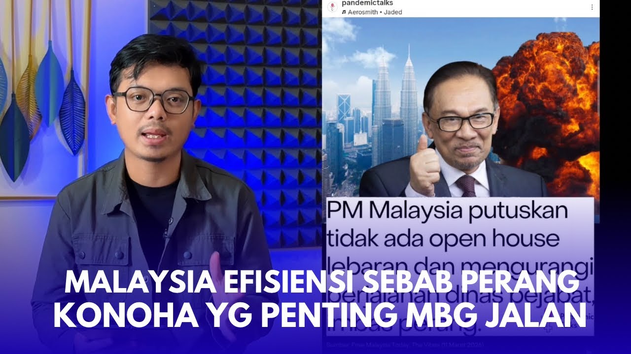 BIKIN ADEM❗️Kebijakan PEMERINTAH MALAYSIA yg menghadapi KRISIS Dampak Perang AS-Israel vs IRAN