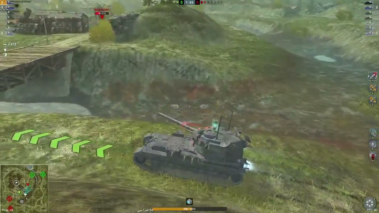 احتراف world of tanks blitz🔥ضرر 8000 وال M الذهبية تابعوني بثوث مباشرة وتعليم منصةkick 😍 IronManhl