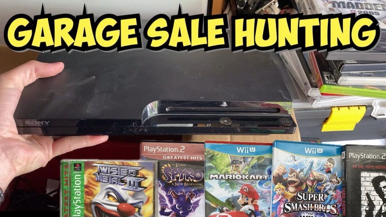Garage Sale Hunting- Wii U, Sony PSP, PS3 Consoles | PS4 and Xbox 360 Video Games and More