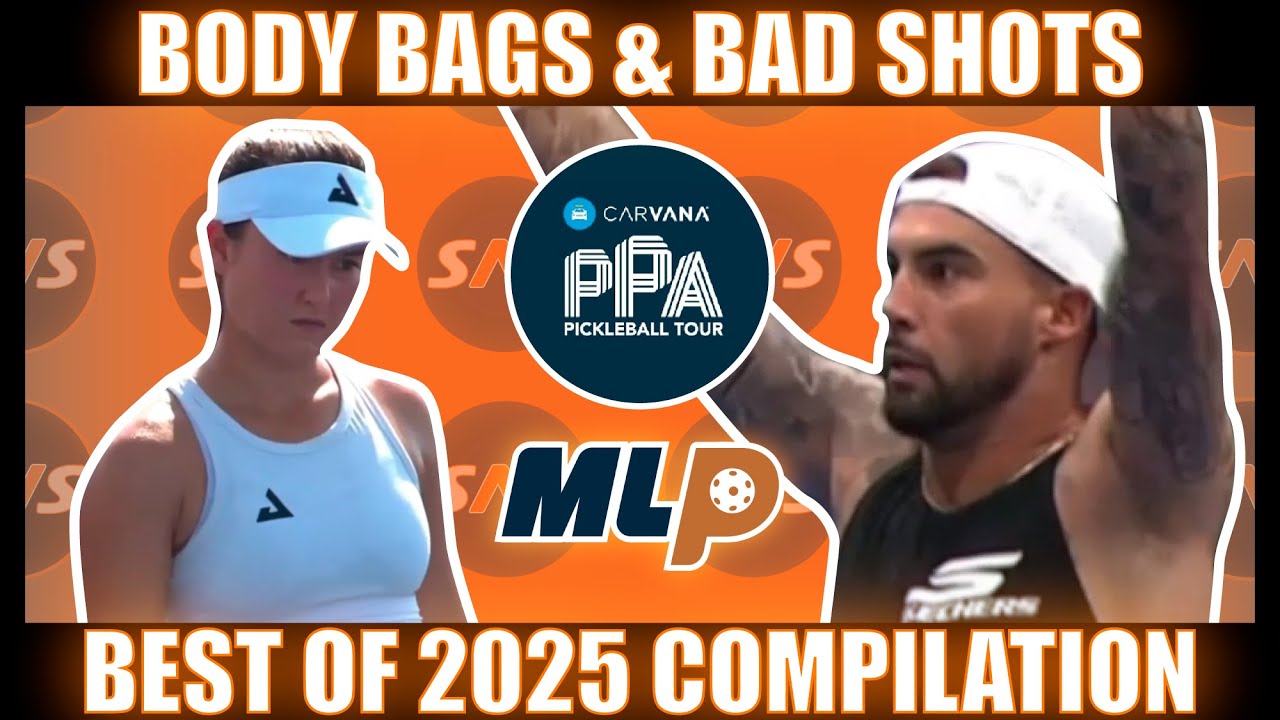 The HARDEST Body Bags & WORST Shots You Will EVER See In PPA & MLP Pro Pickleball Compilation