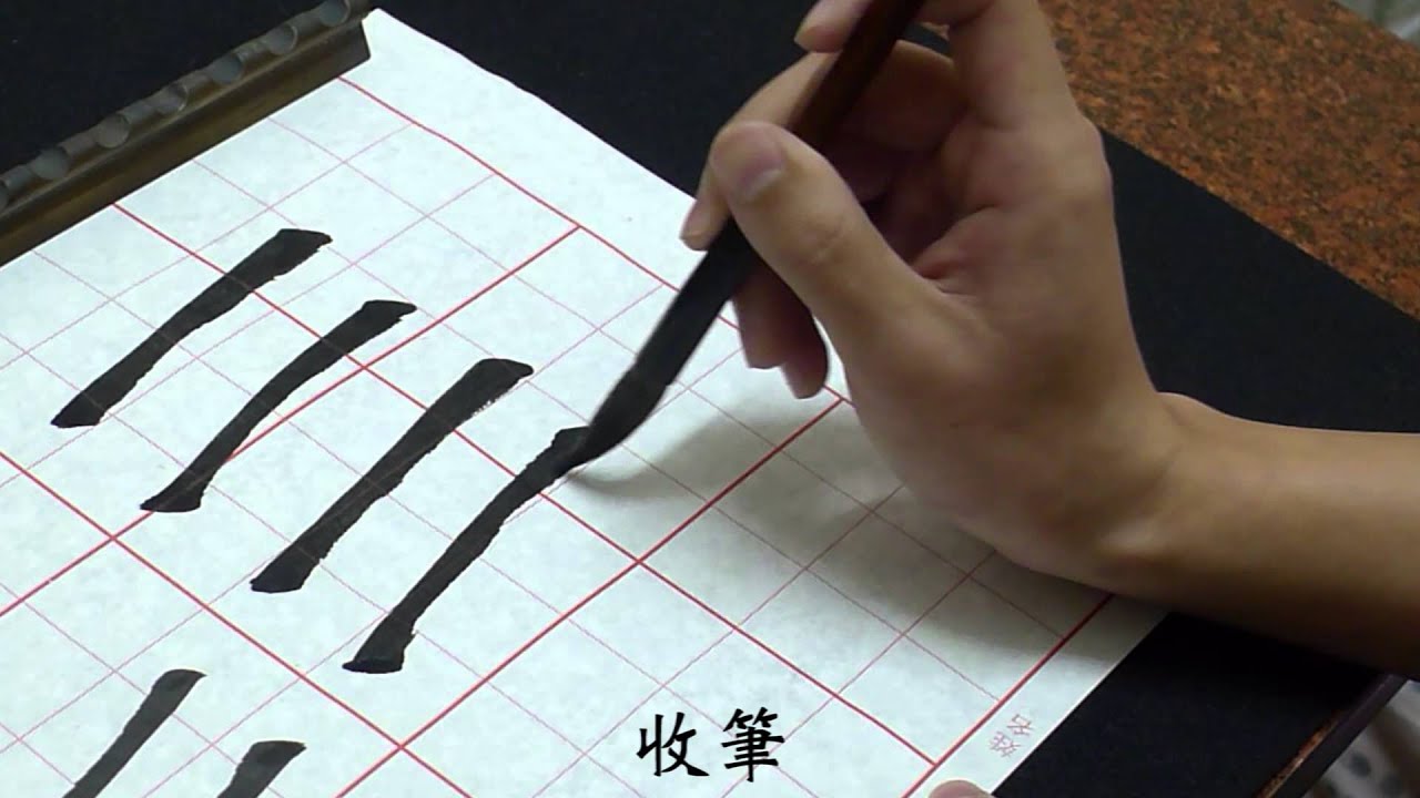 Chinese Calligraphy Lesson 1