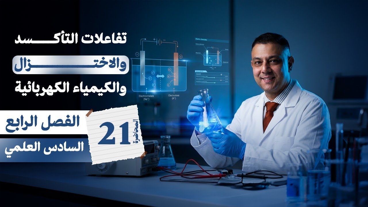 الفصل الرابع| محاضرة 21| الكيمياء الكهربائية |معادلة نيرنست |حل المسائل| الجزء الثاني| السادس العلمي