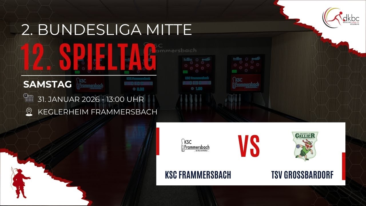 2. Bundesliga Mitte - 12. Spieltag: KSC Frammersbach - TSV Großbardorf