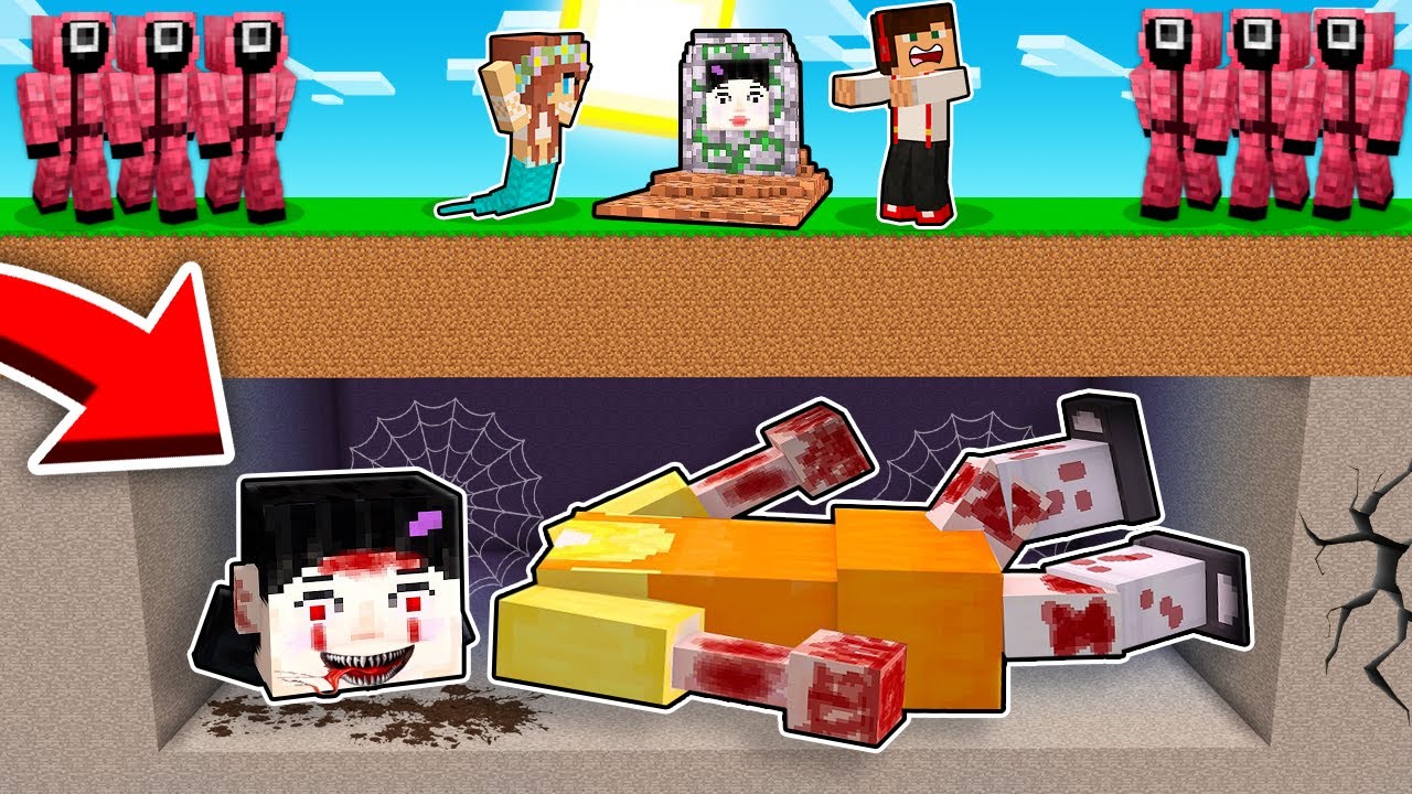 ZNALEŹLIŚMY GRÓB WIELKIEJ LAKLI ZE SQUID GAMES W MINECRAFT?! GPLAY & LUMI