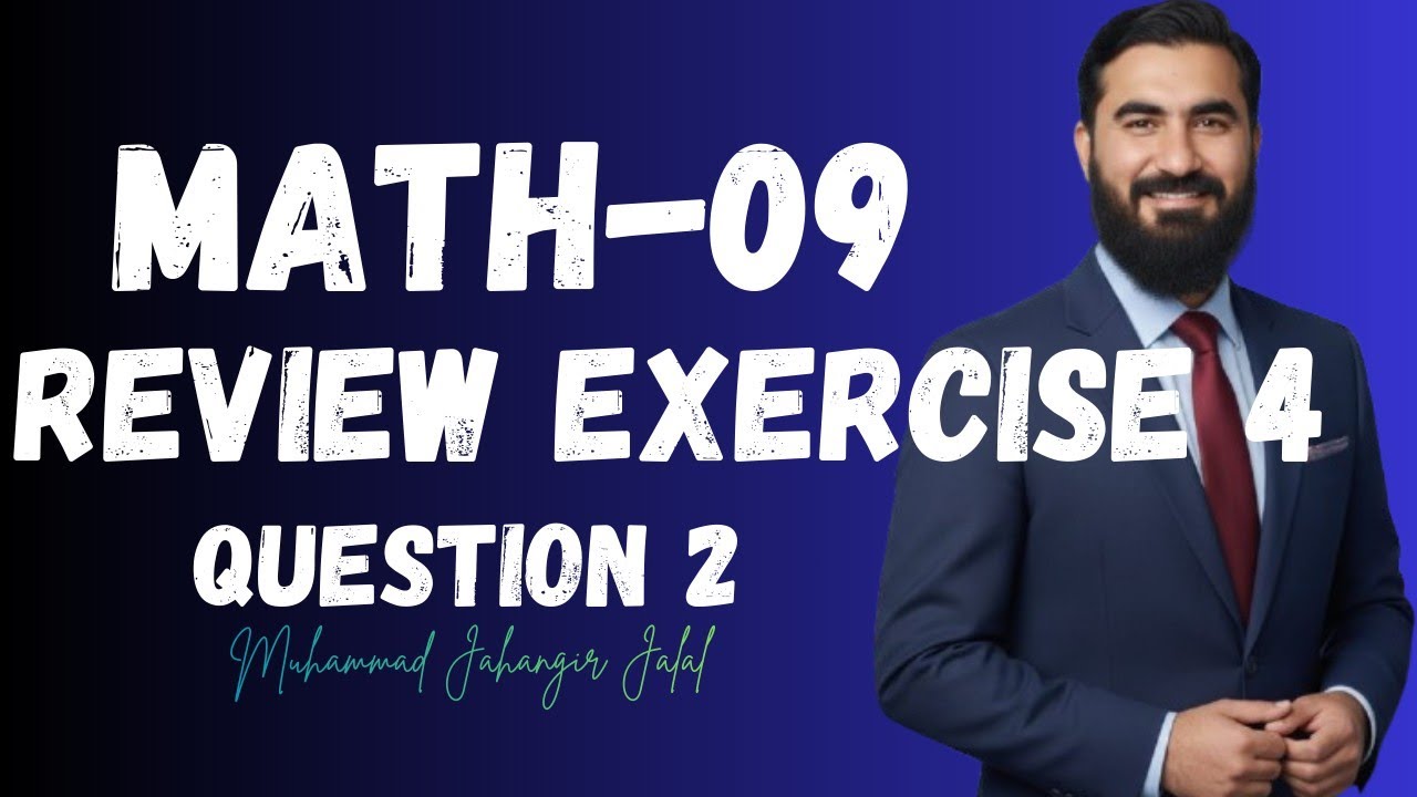 9th Class Math Chapter 4 Review Exercise 4 Question 02 | Factorization | MathLab281