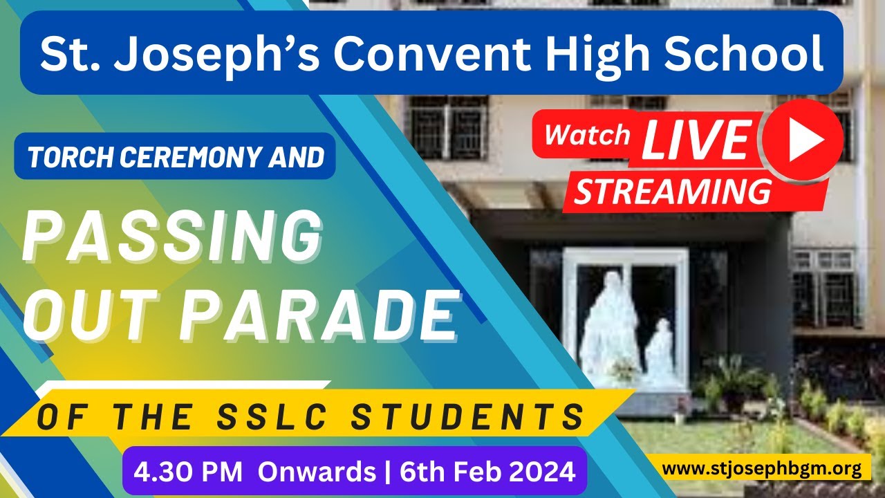 SSLC Passing out Parade 2024 | St. Joseph's Convent High School