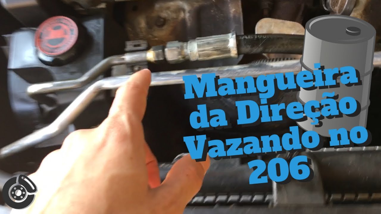 Mangueira da Direção Hidráulica Vazando no Peugeot 206 🛢