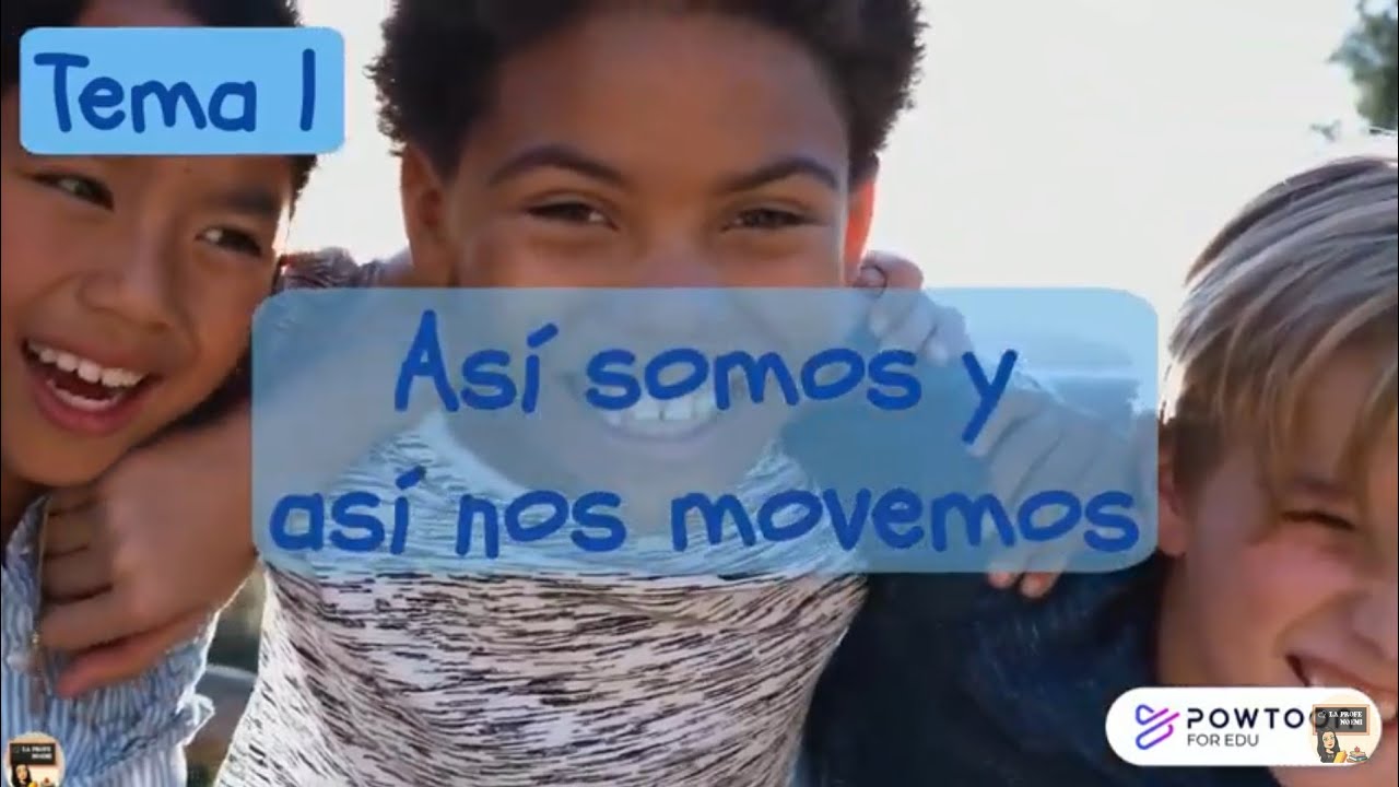 Repaso Tema 1 Ciencias Naturales titulado así somos y así nos movemos