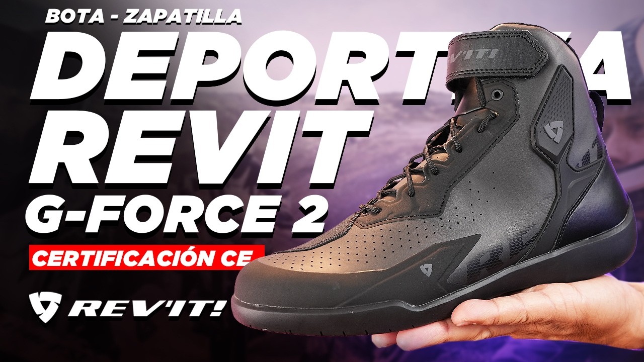 REV’IT G-Force 2 Review | Botas de Moto Deportivas Urbanas Certificadas
