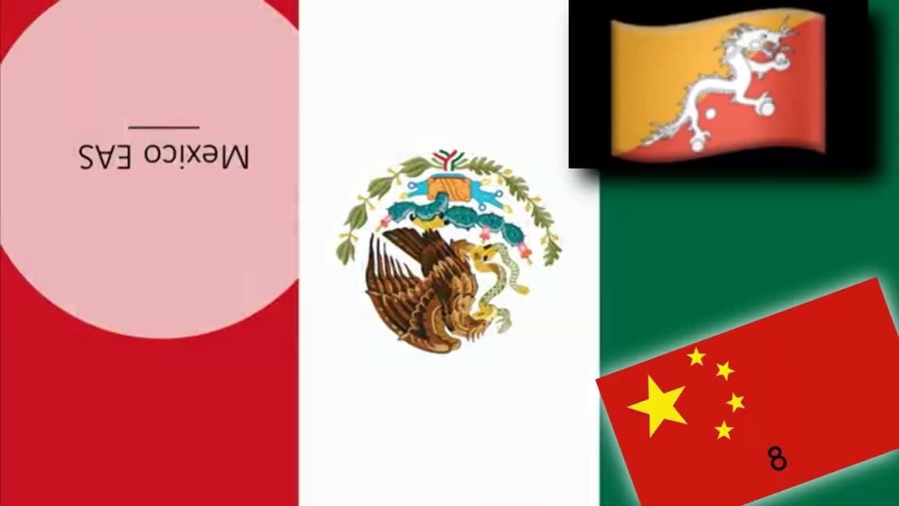 (RQ) Mexico,Northern Ireland 2022,North Korea ALT,China,Bhutan eas alarm Sparta Porta Mix