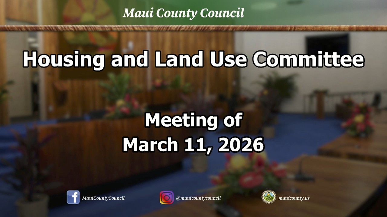 HLU Committee Meeting of March 11, 2026