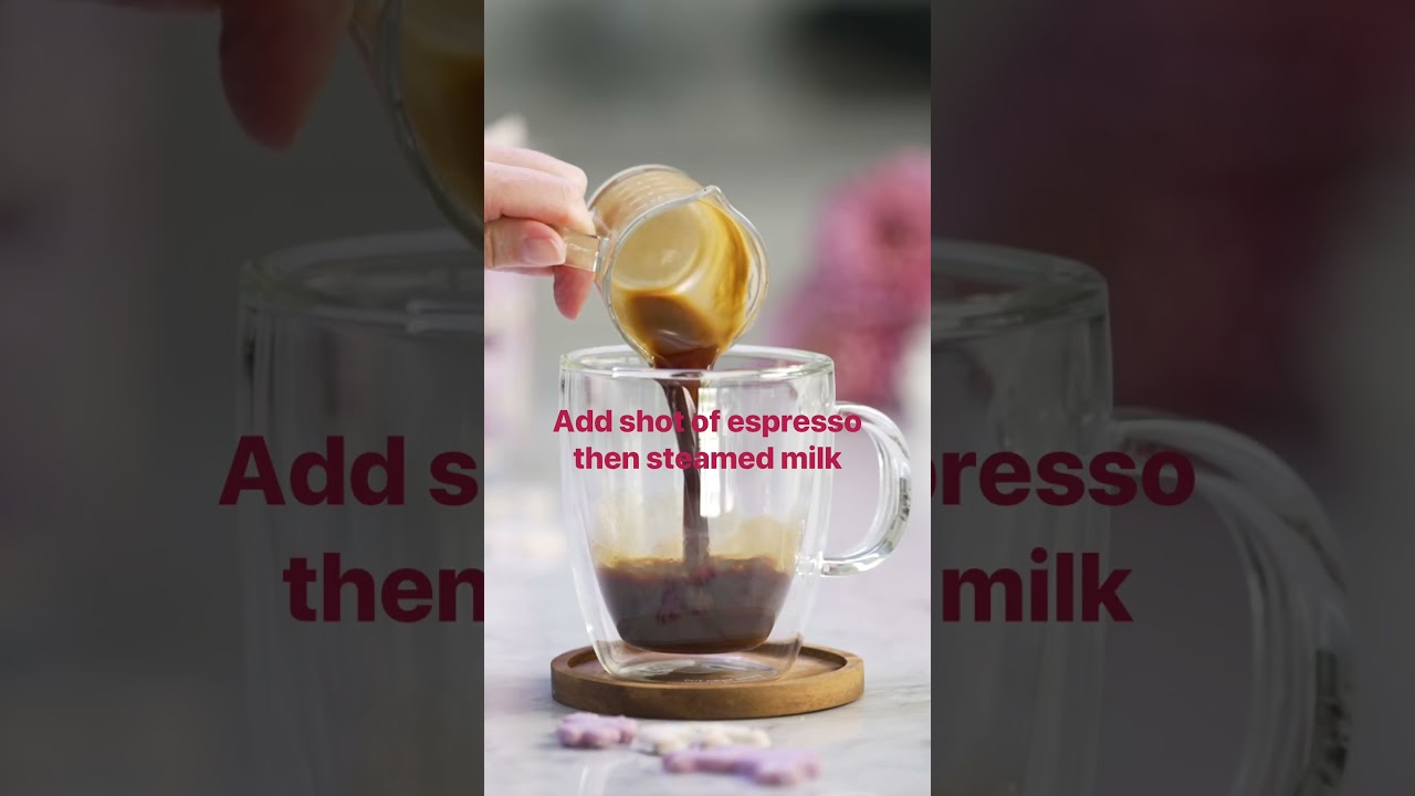 Try this RETRO TREAT with Circus Animal Cookies in a Latte! ☕  #shorts #recipevideo #recipeshorts