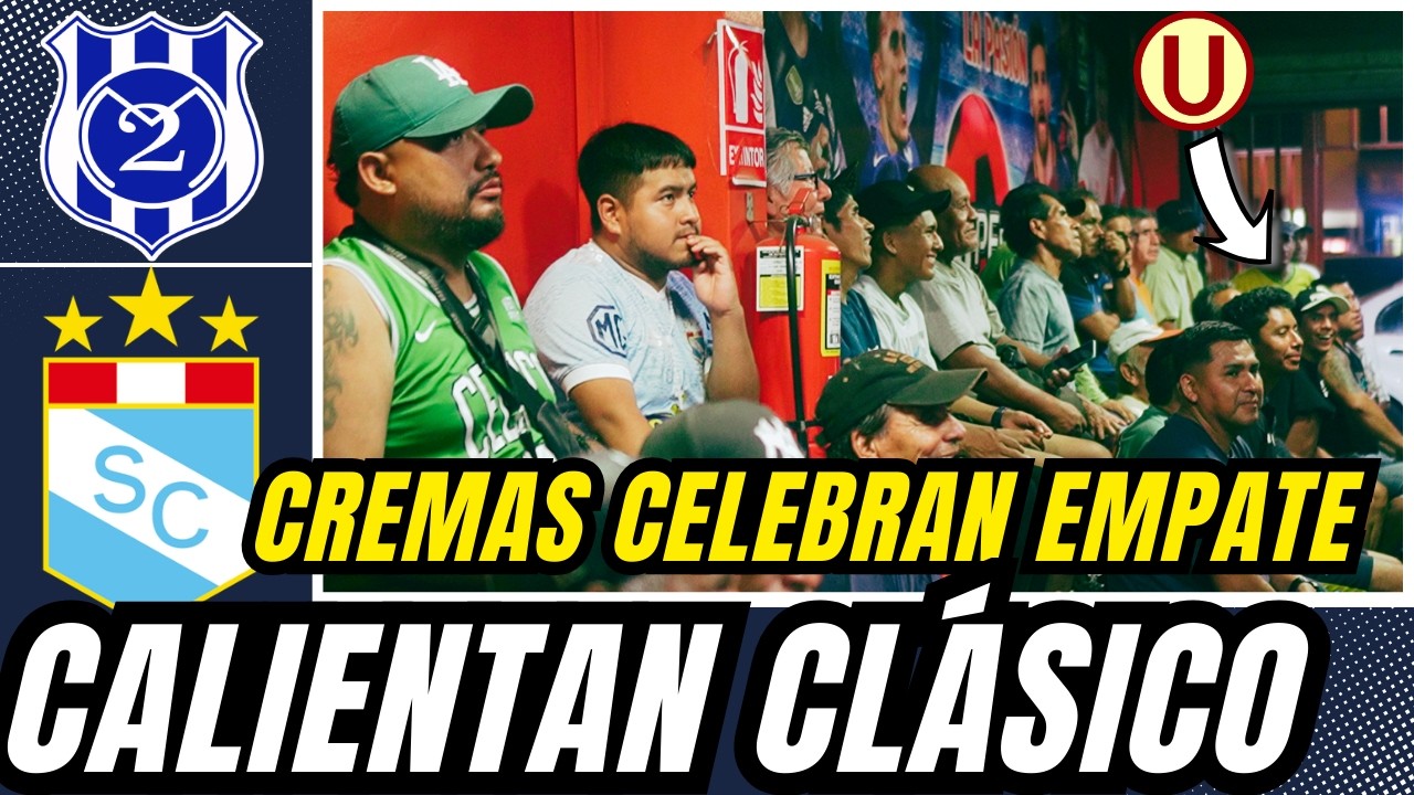 CRISTAL EMPATA Y CREMAS CELEBRAN. reacci&oacute;n de hinchas 2 de mayo 2 vs sp. cristal 2 #sportingcristal
