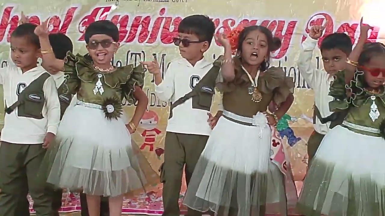 School anniversary dance performance 