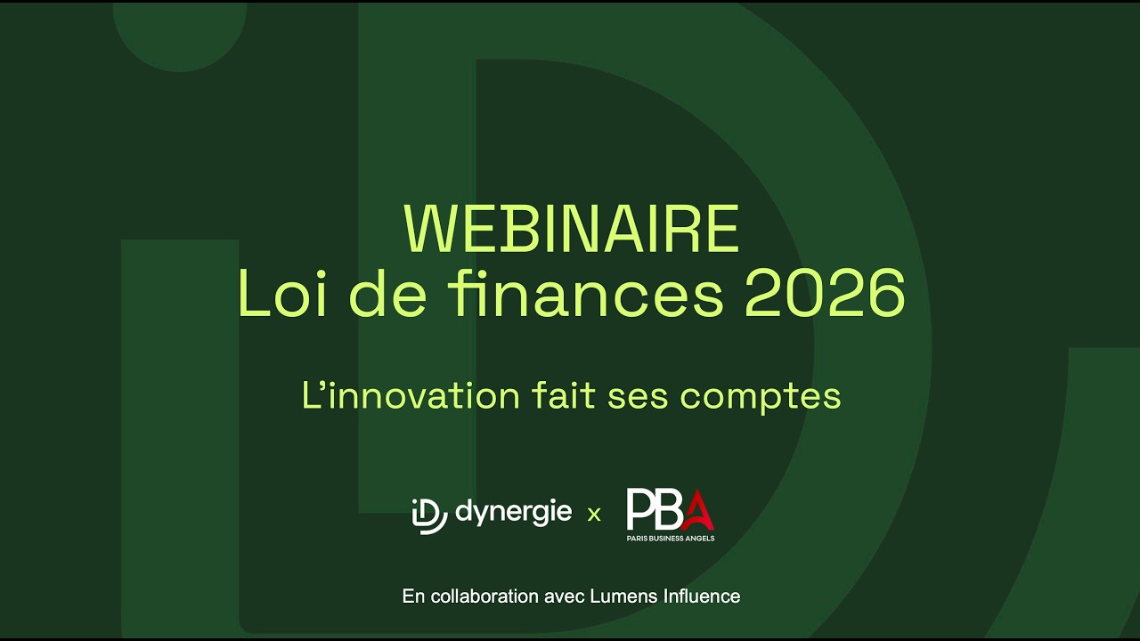 Webinaire Loi de Finances 2026 PBA x Dynergie - Webinaire