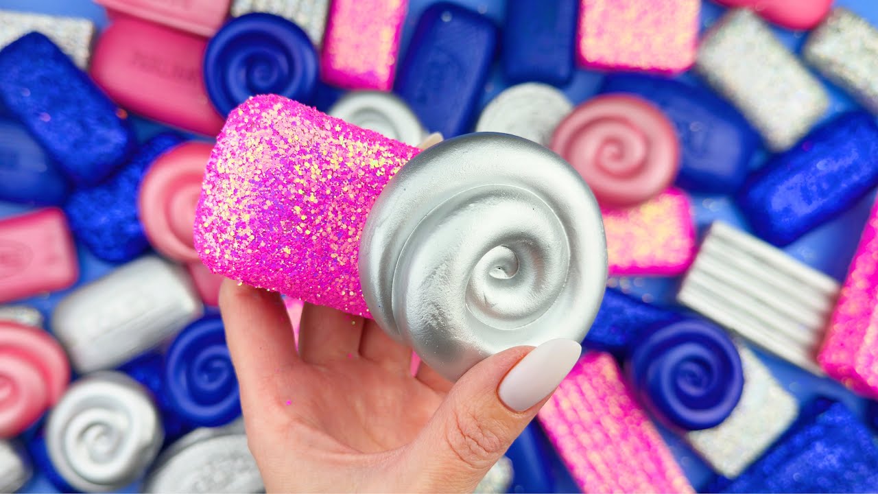 [ASMR] Deeply Relaxing Soap Carving & Crumbles (No Talking) | Satisfying Crushing Sounds