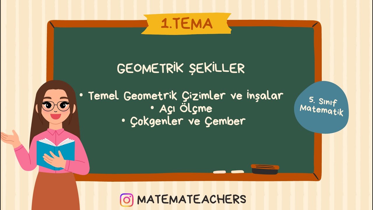 5. Sınıf Matematik Geometrik Şekiller ( Nokta, Doğru Parçası, Işın, Doğru )