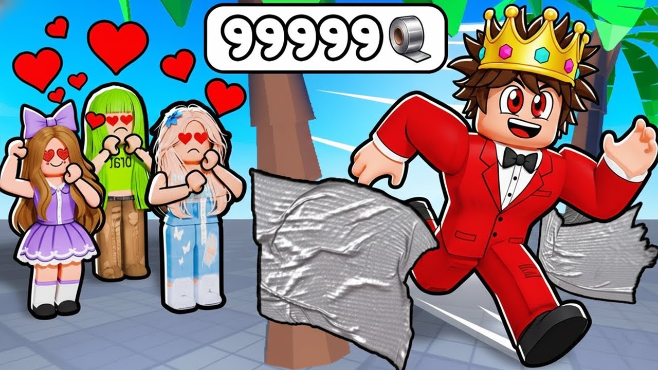 Ich habe das maximale Band für RIZZ GIRLS im Roblox Smash Tape Simulator geknackt.