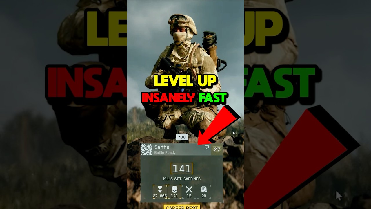 HOW TO LEVEL UP FAST! (Best Gun XP Farm Guide)! Battlefield 6! #battlefield6 #battlefield6level