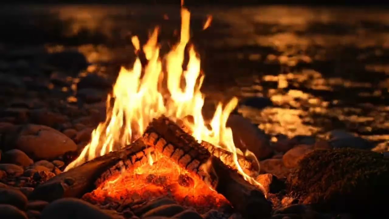 Campfire Night Ambience – Drift Off Fast