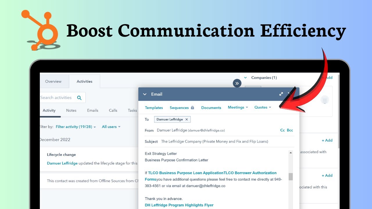 How to add attachments to emails in HubSpot (Document Integration)