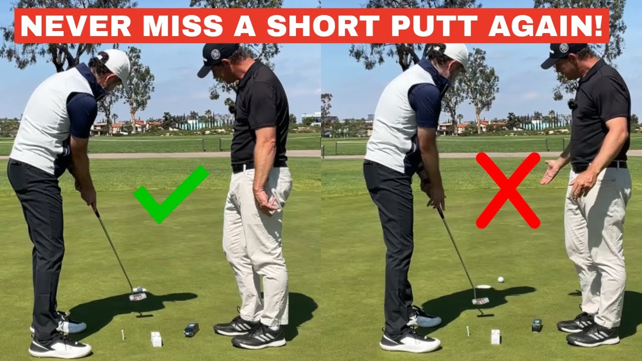 How to Stop Pushing Putts Right with 1 Drill - Live Putting Lesson