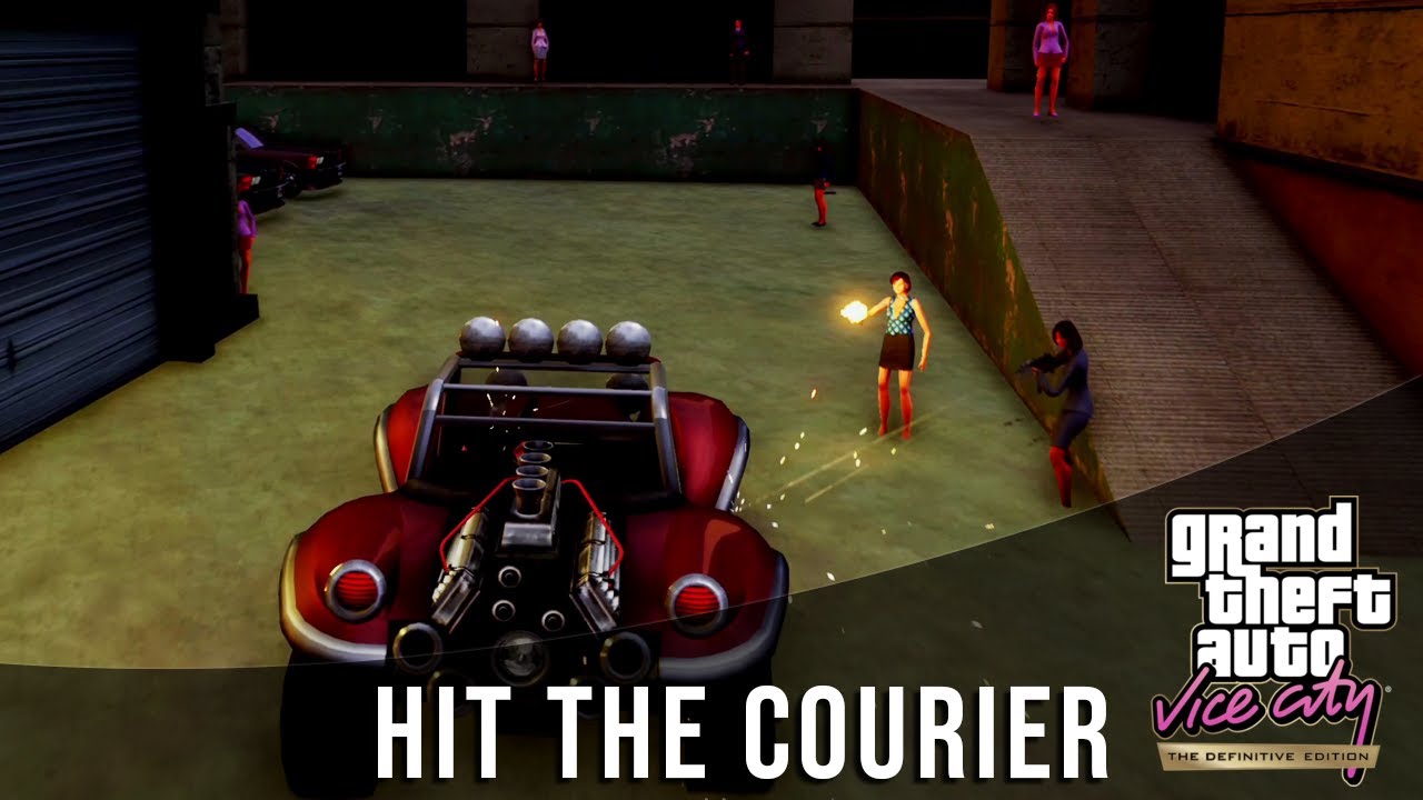 GTA Vice City Definitive Edition | Hit The Courier | PS5 | 4K 60FPS
