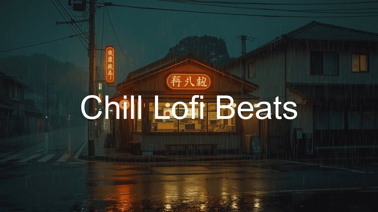 Quiet Tokyo Street Lofi Rain Sounds