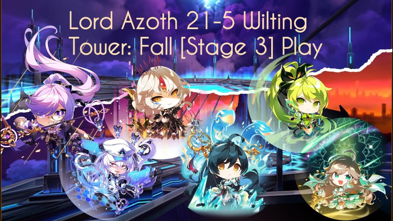 【Elsword TW/엘소드】Lord Azoth 21-5 Wilting Tower: Fall [Stage 3] 로드 아조트 영락의 탑 : 멸 [3단계] Play