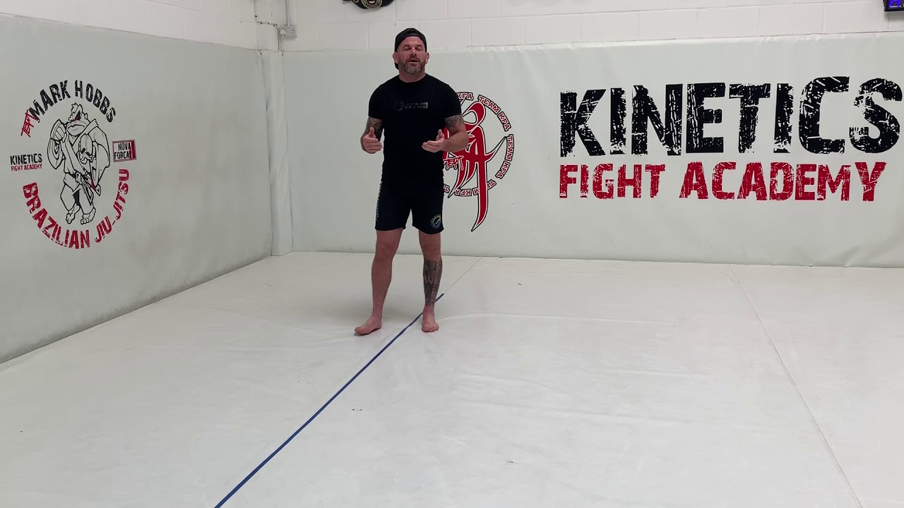 Muay Thai Jab cross with basic footwork