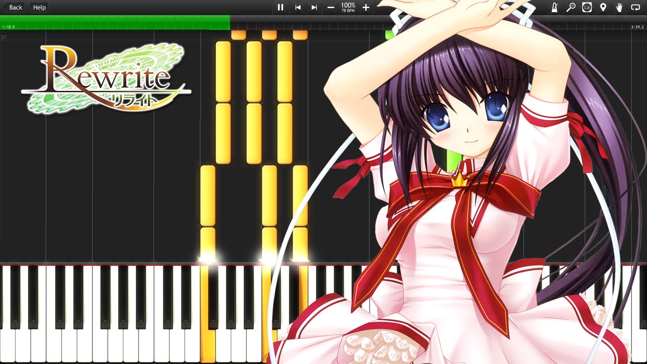 Rewrite 【リライト】 - Scattered Flowers 『散花』 (Piano)