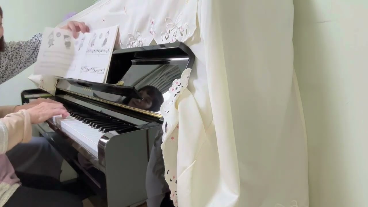 実母のレッスン風景🎶「くちぶえふいてはたらこう」83歳になった母‼️月2回のほんわかレッスンですが頑張ってます💪🏻