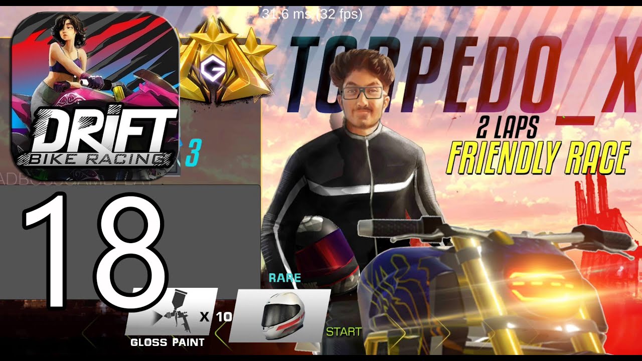 Drift Bike Racing - Friendly Race ( Level 20 ) Gameplay HD