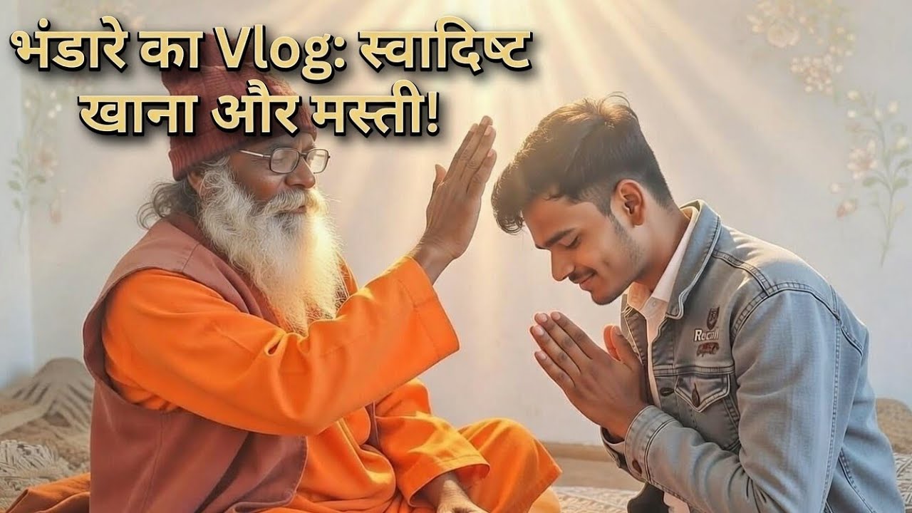 भंडारे का Vlog: स्वादिष्ट खाना और मस्ती!