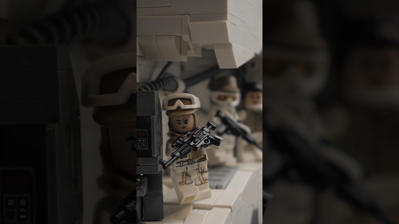 LEGO STAR WARS BATTLE OF HOTH MOC #lego #legostarwars #legomoc #moc  #battlefront #legobattle