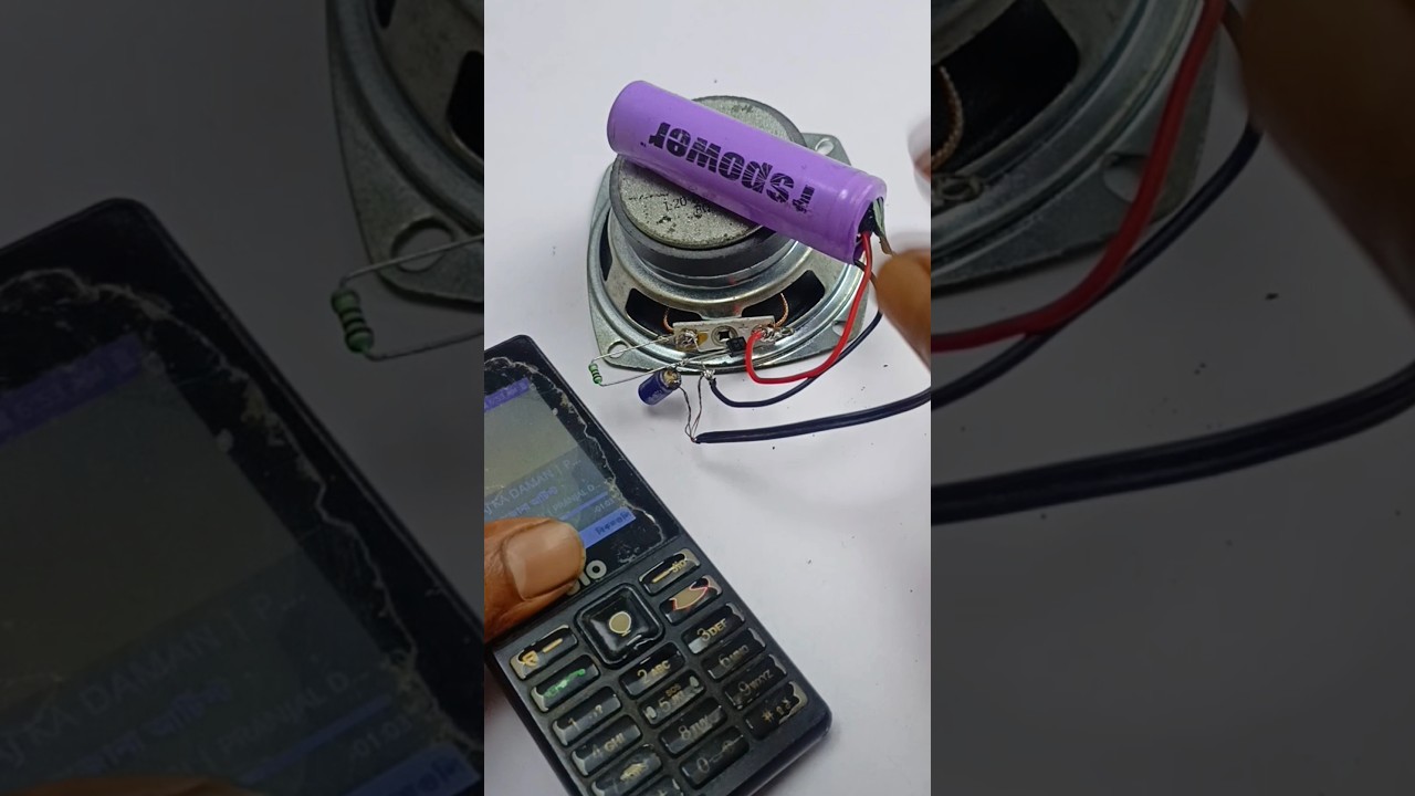 How To Make A Audio Amplifier | BC547 Awesome Idea #shorts #audio #audioamplifier