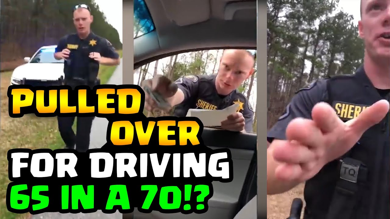 Pulled Over For Driving 65 In a 70!!!!