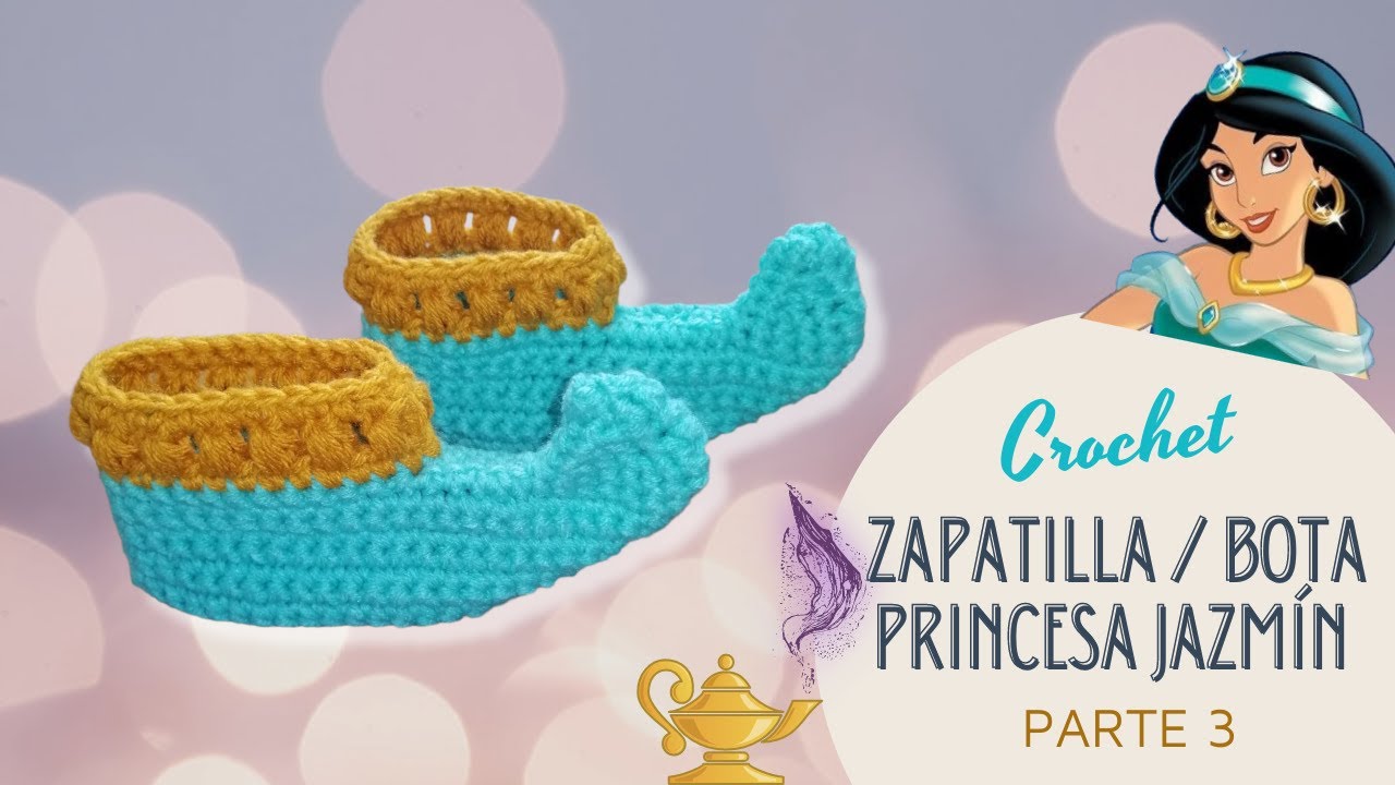 Traje Princesa Jazmín | PARTE 3 | Zapatilla Botín