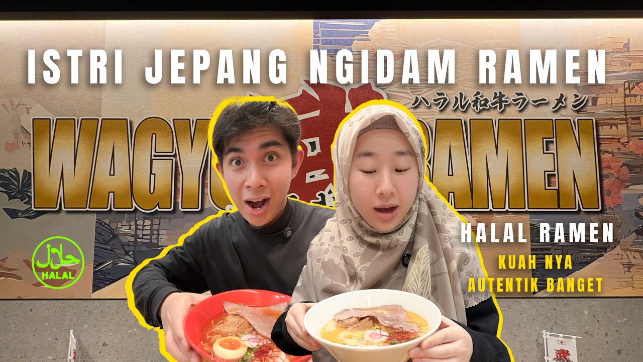 TURUTIN ISTRI JEPANG NGIDAM RAMEN WAGYU HALAL! TERNYATA RASANYA... 😱🍜