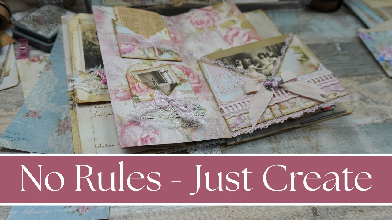 Part 2 - No Rules Journal - Adding Pockets and Tucks
