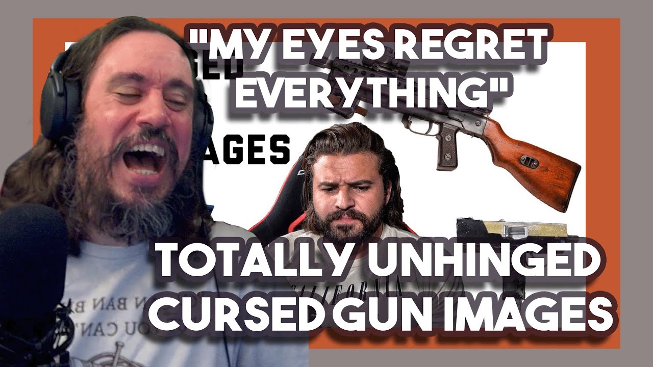 Vet Reacts *My Eyes Regret Everything* TOTALLY UNHINGED CURSED GUN IMAGES By Brandon Herrera