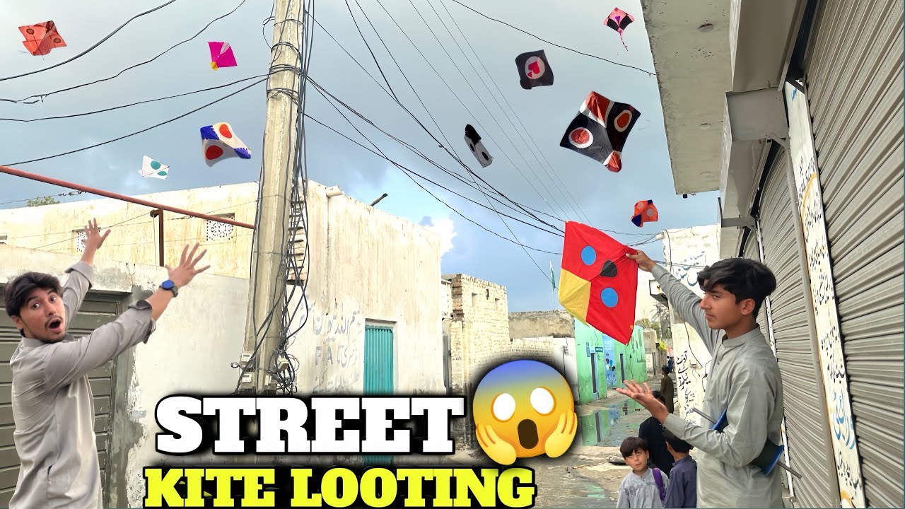 Street sy ki kite looting😱 || Plastic kite live catch kr li🪁 || Kite chamero scenes🔥 || Kite videos 