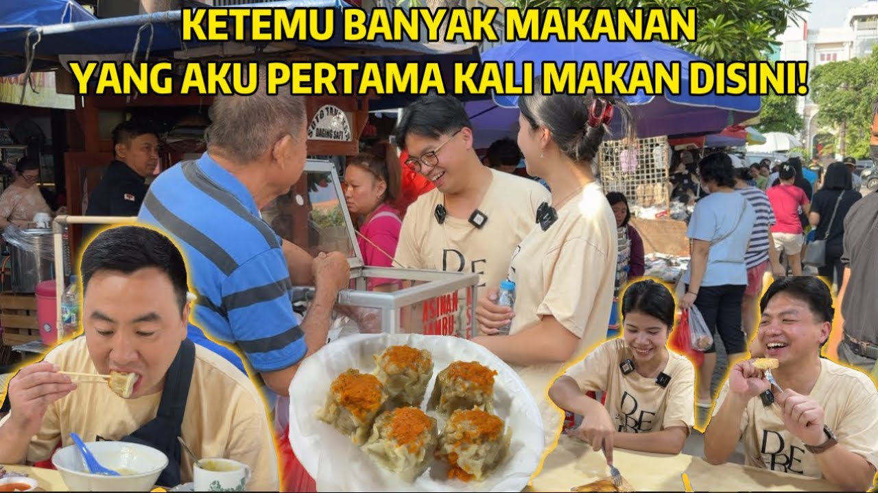 KEPASAR MUARA KARANG KULINERAN, DISINI BANYAK SEKALI MAKANAN YANG BELUM PERNAH KU MAKAN
