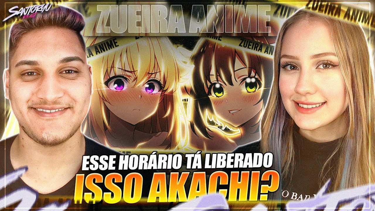 TESOURA ( ͡° ͜ʖ ͡°) - ZUEIRA ANIME (Akachi Br) - REACT EM CASAL